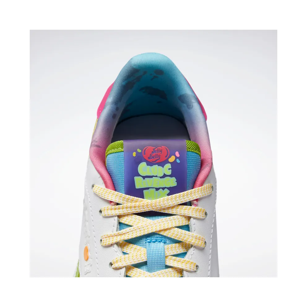 Reebok Jelly Belly Club C Revenge Shoes Cloud White / Sonic Green / Radiant Aqua