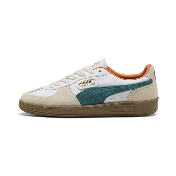 Puma Palermo “Puma White / Emerald Ice / Gum” (396464_26)