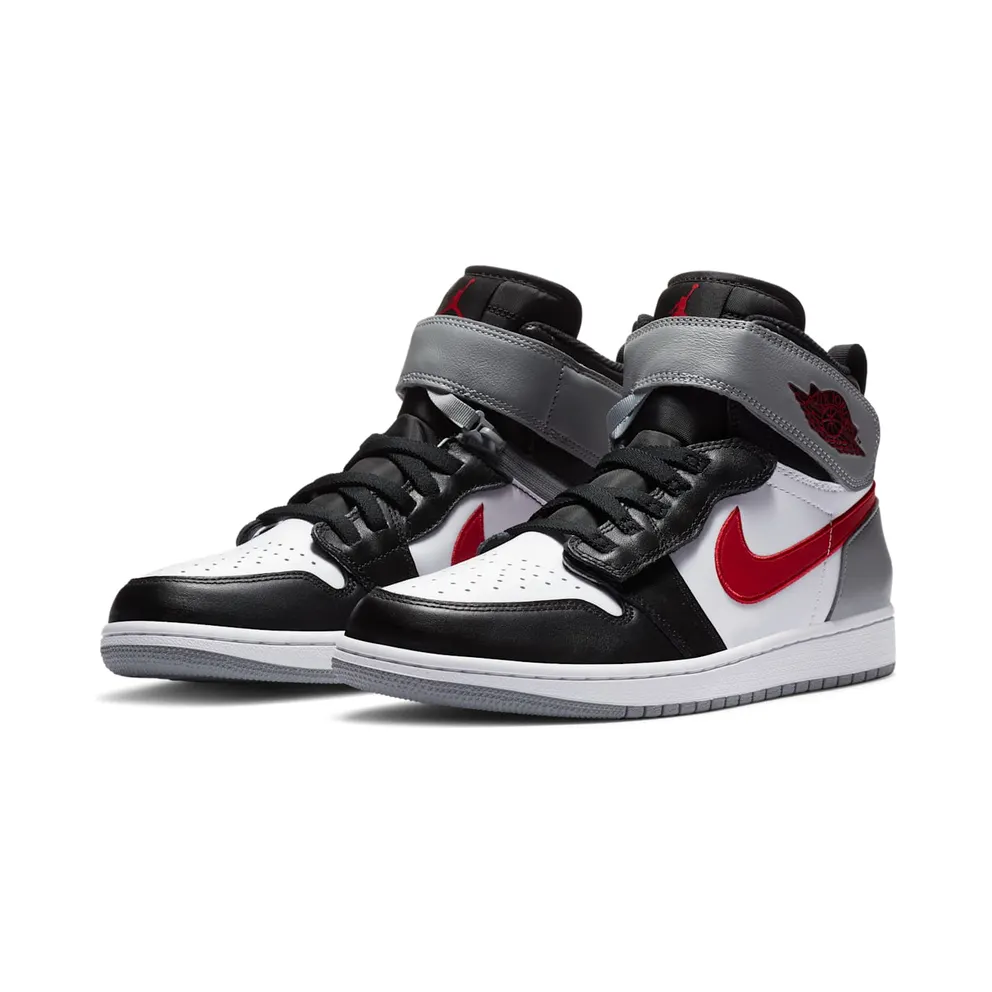 Jordan 1 Flyease Black Particle Grey Gym Red Black/White-Particle Grey-Gym Red (CQ3835-002)
