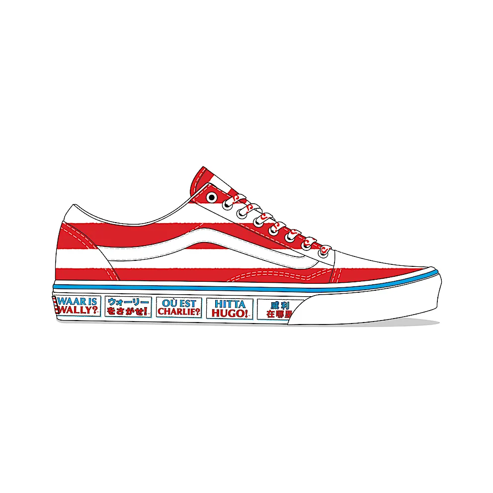 Vans Old Skool Wheres Waldo International Stripes International Stripes (VN0A3WKT3UV)