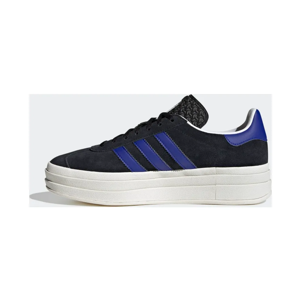 Adidas Gazelle Bold Core Black / Lucid Blue / Gold Metallic (HQ4408)