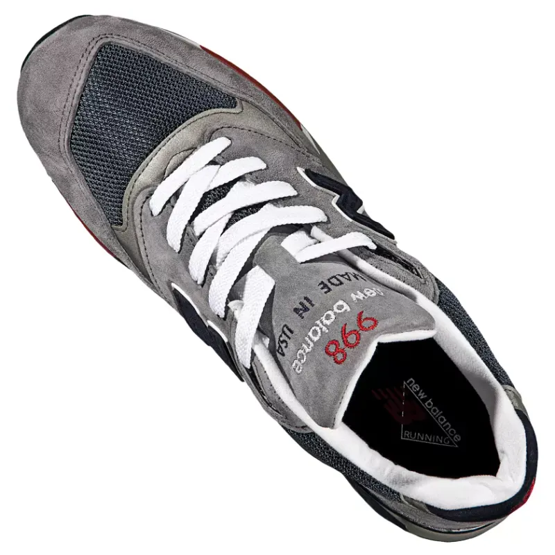 New Balance 998 Grey Navy Red Grey/Navy-Red (M998GNR)
