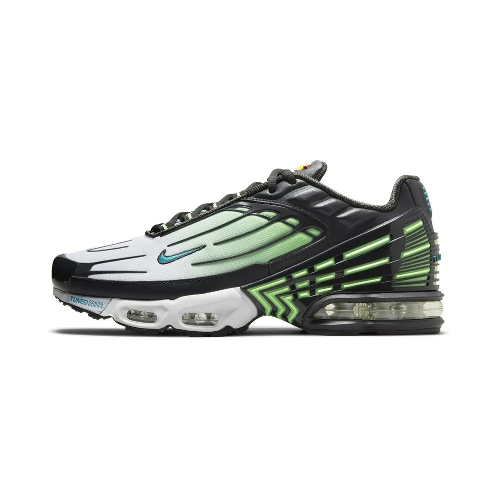 Nike Air Max Plus 3 Black “Off-Noir / Lime Glow / White / Aquamarine” (DM2835-001)