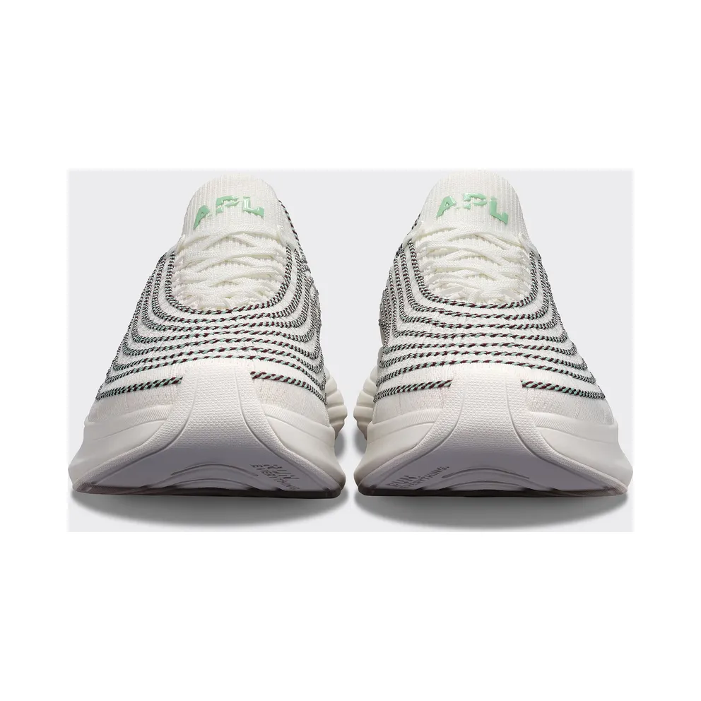 APL TechLoom Zipline “Ivory/Burgundy/Mint” (Men)