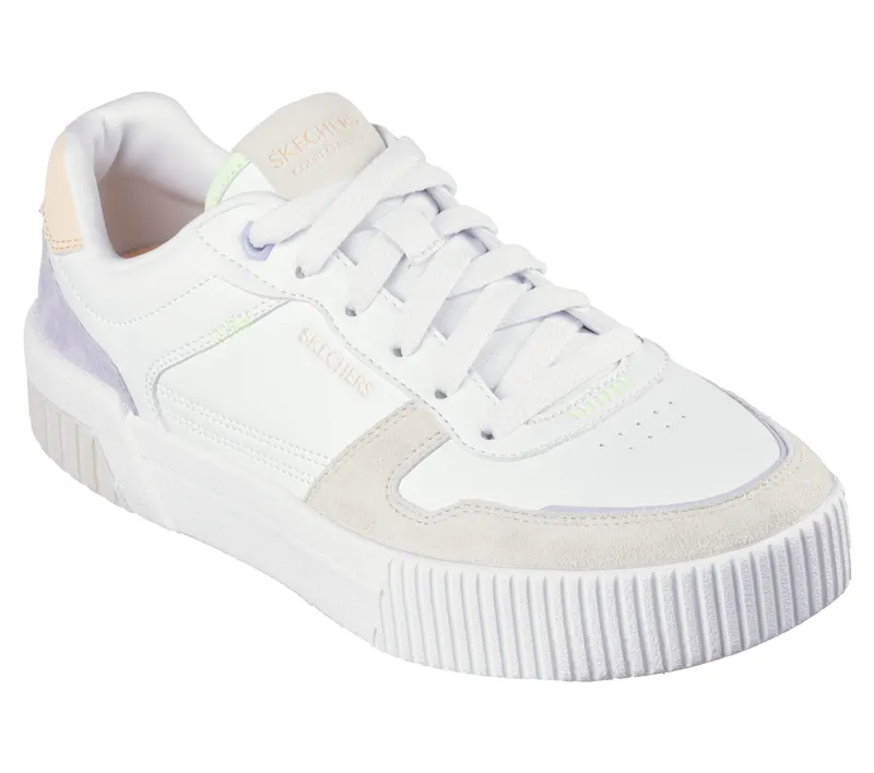 Skechers Jade – Stylish Type – White / Multi (185092 WMLT)