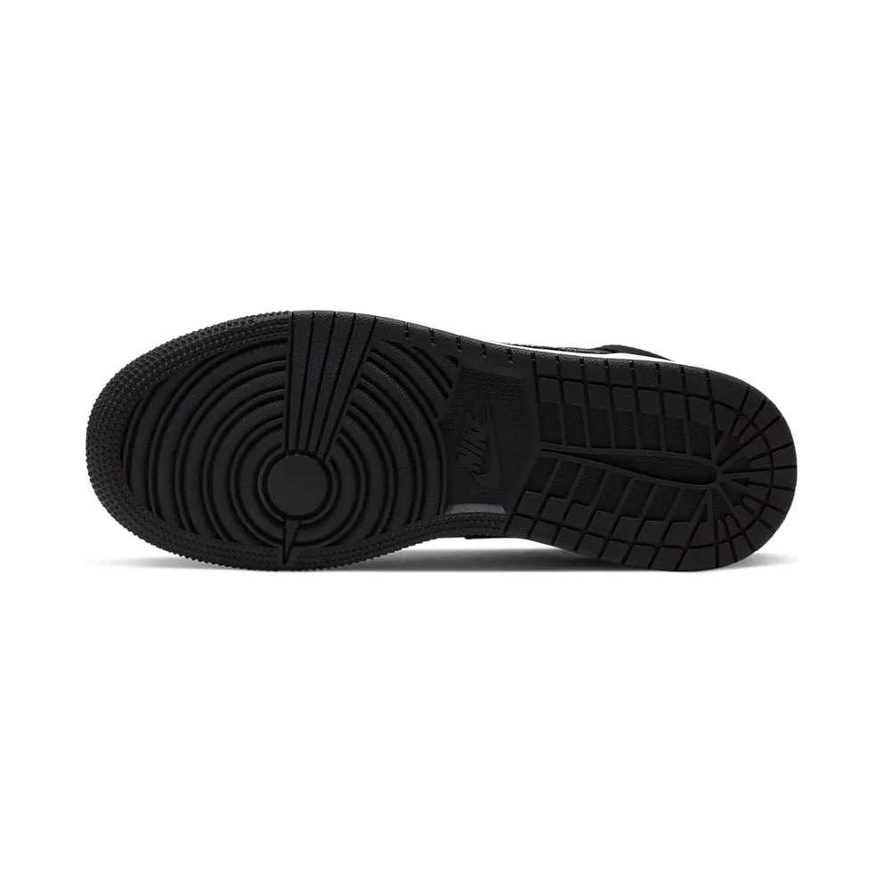 Jordan 1 Mid White Black Grey (GS) Black/Grey (BQ6931-012)