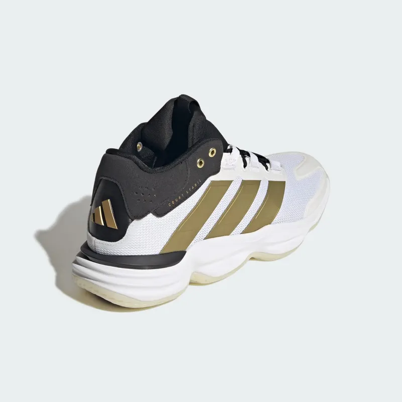 Adidas Court Stabil Indoor Cloud White / Gold Metallic / Core Black (KK1949)