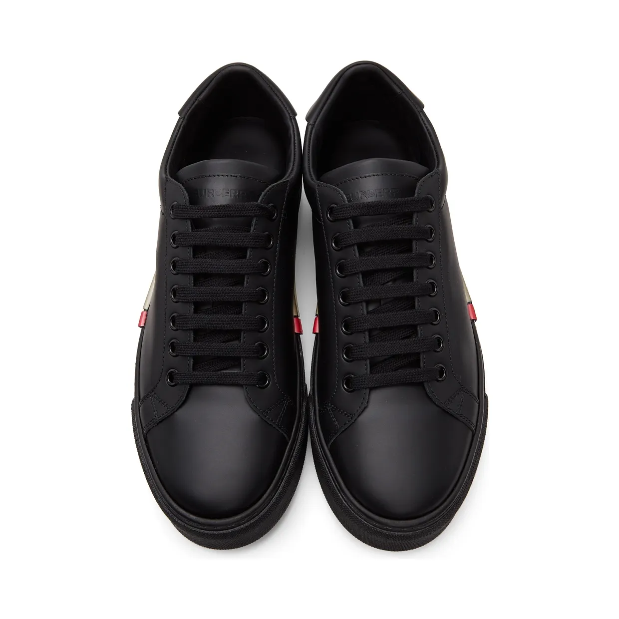 Burberry Black Bio-Based Stripe Sole Sneakers (8042172) (5)