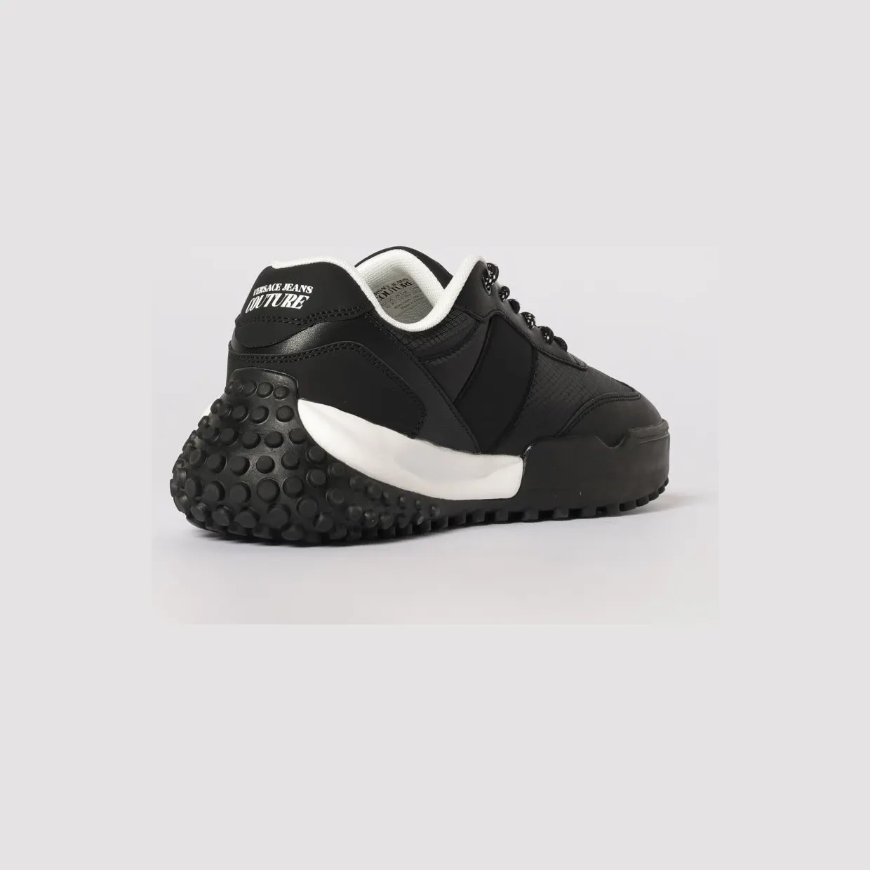 Versace Leather and Nylon Sneakers Black (80YA3SN4ZSE11899) (2)