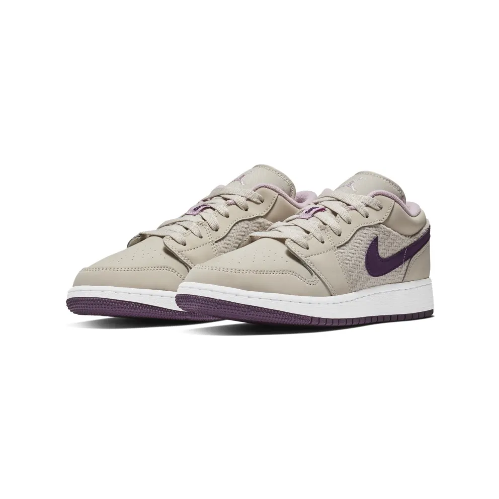 Jordan 1 Low Night Purple Pro Purple (GS) Night Purple/Pro Purple/Desert Sand (554723-500)