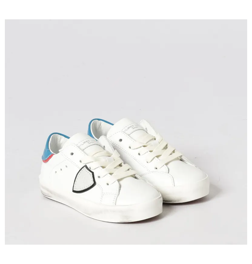 Philippe Model Junior Leather Sneakers Philippe Model White 1 (832715)