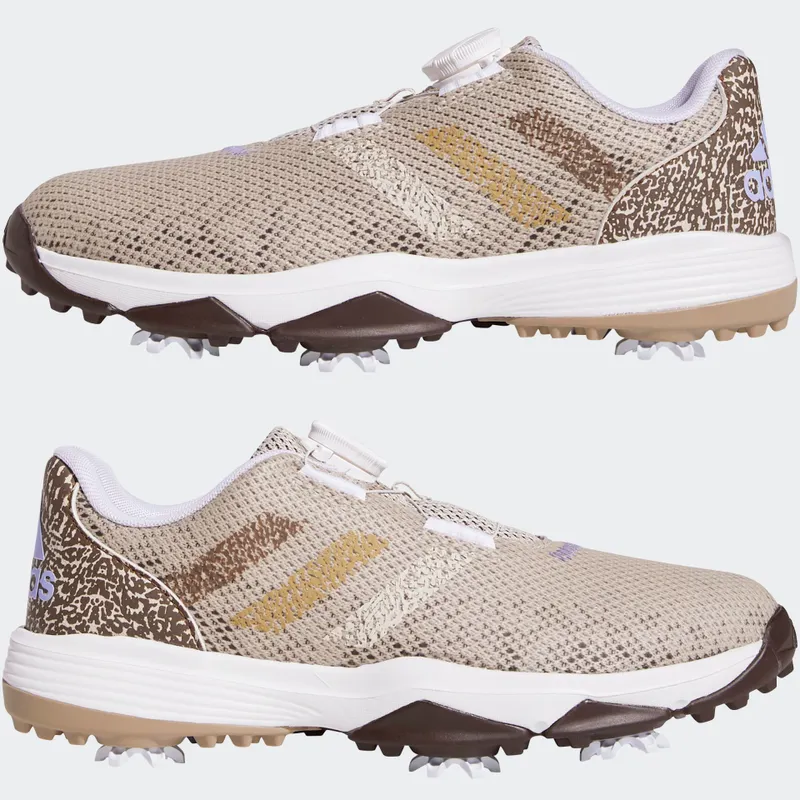 Adidas Junior Codechaos 22 BOA Golf Shoes Bliss / Brown / Light Purple (GV6680)