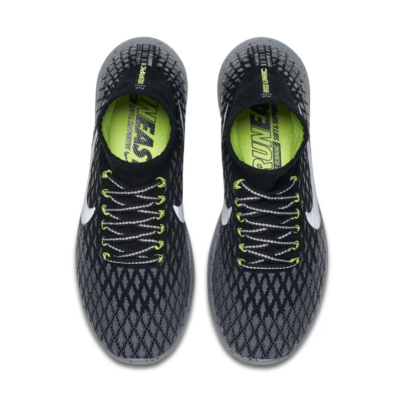 Nike Lunarepic Flyknit Shield Black Silver Volt (W) Black/Metallic Silver-Dark Grey-Stealth (849665-001)