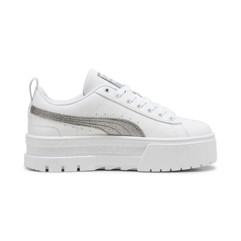 Puma Mayze Glitter “Puma White / Puma Silver” (399700_01)