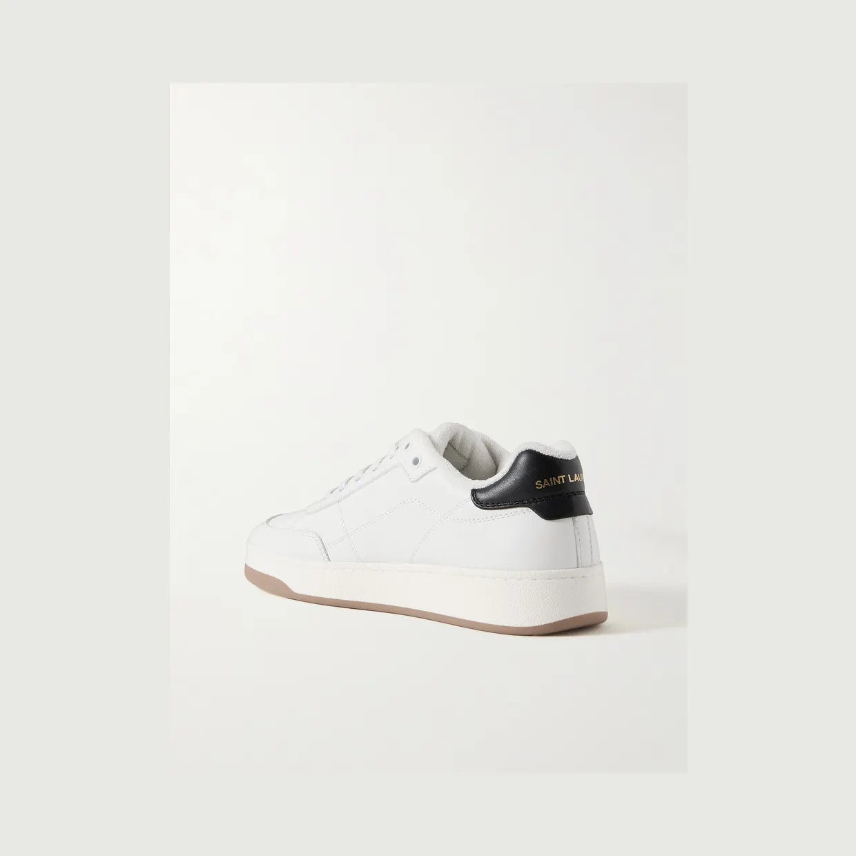 Saint Laurent SL/61 Leather Sneakers White (81947600NI0) (4)
