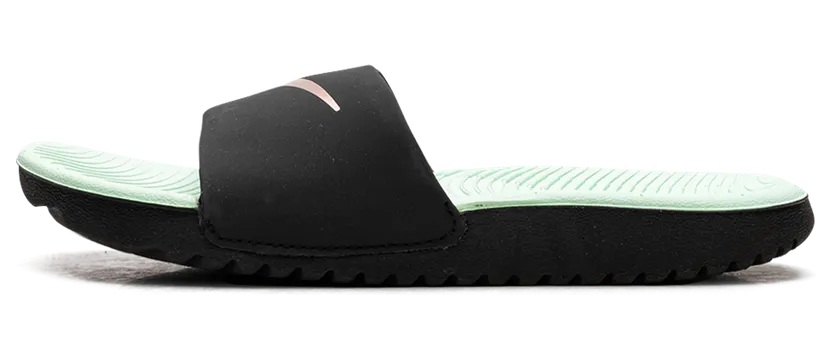Nike Kawa Slipper kleuters/kids Zwart (819352-010)