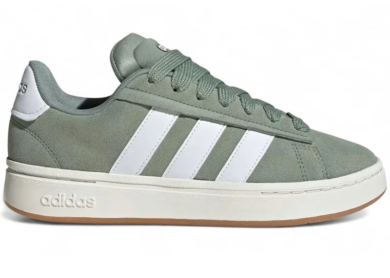 adidas Grand Court Alpha Silver Green White Gum (JR3143)