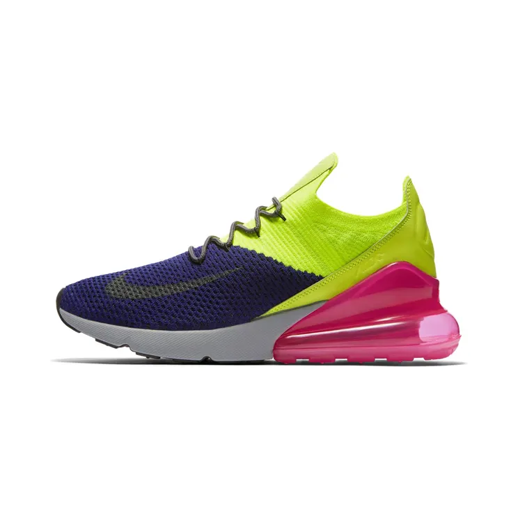 Nike Air Max 270 Flyknit Regency Purple Volt