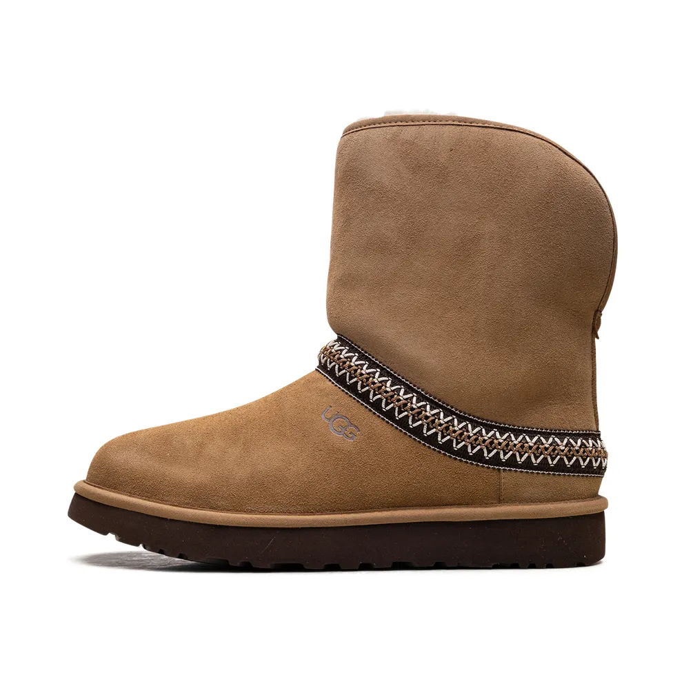 Ugg Classic Short Crescent Boot “Chestnut” (1161770-CHE)