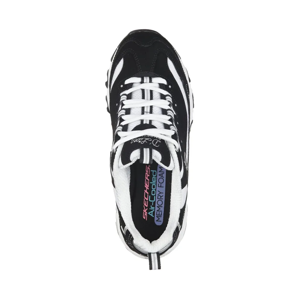 Skechers D’Lites – Biggest Fan Sneaker Black/White