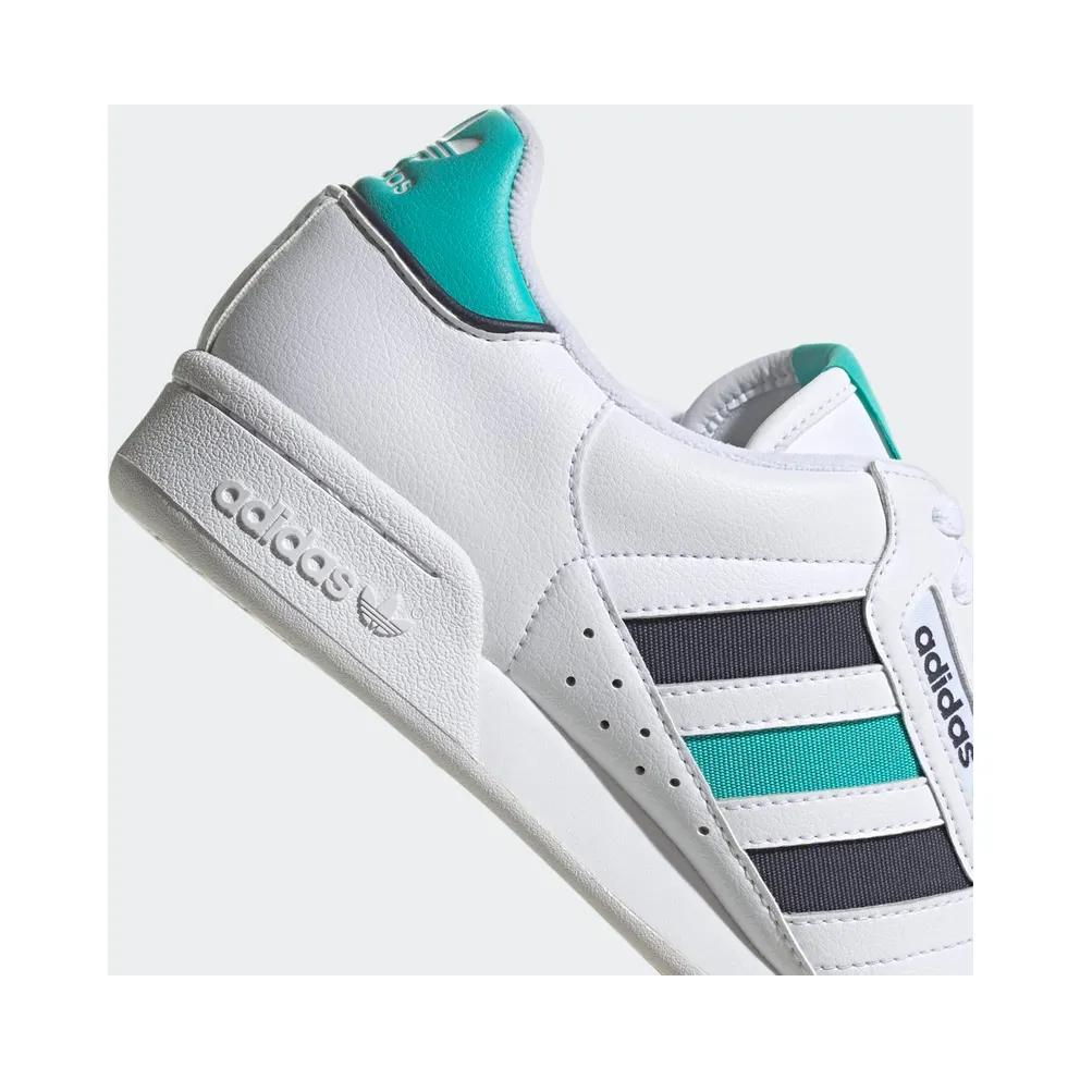 adidas Continental 80 Stripes Cloud White Shadow Navy Semi Mint Rush (GW1705)