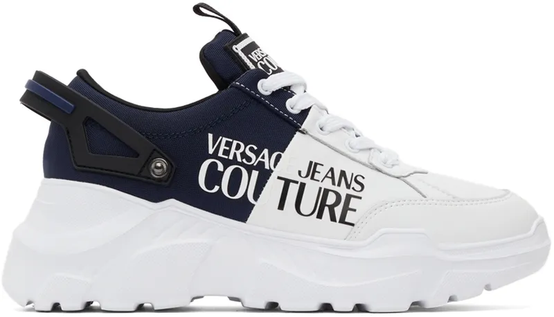 Versace Jeans Couture White & Navy Speedtrack (E71YA3SC2 EZS052)