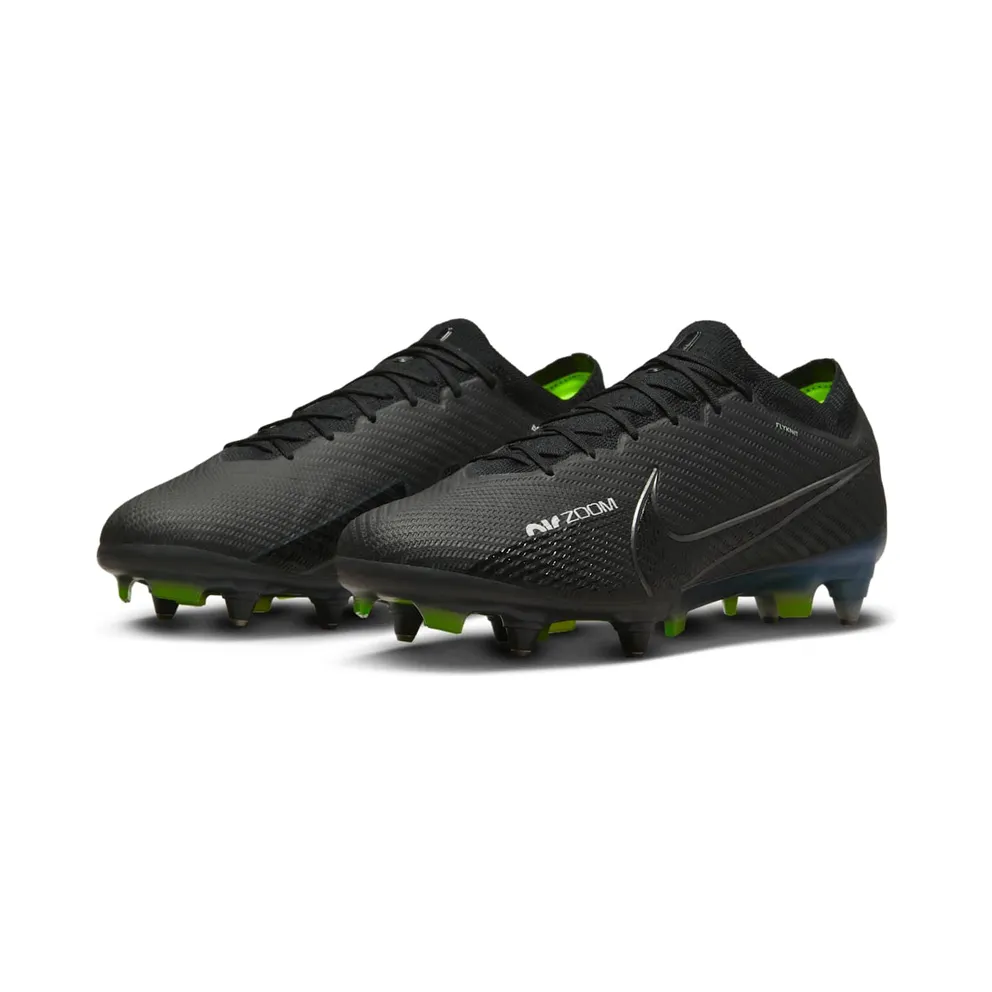 Nike Zoom Mercurial Vapor 15 Elite SG-Pro Anti-Clog Traction Black White Volt (DJ5168-001)