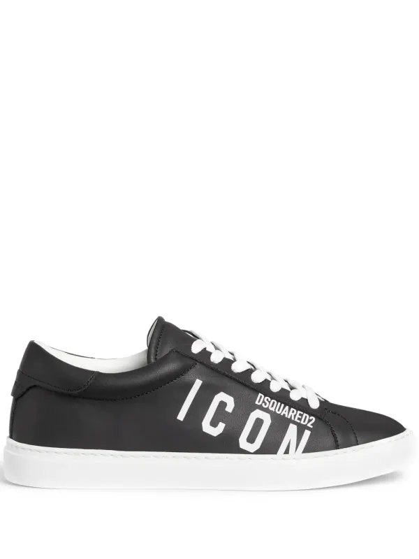 DSQUARED2 Icon low-top with logoprint – Black (SNM038401500001)