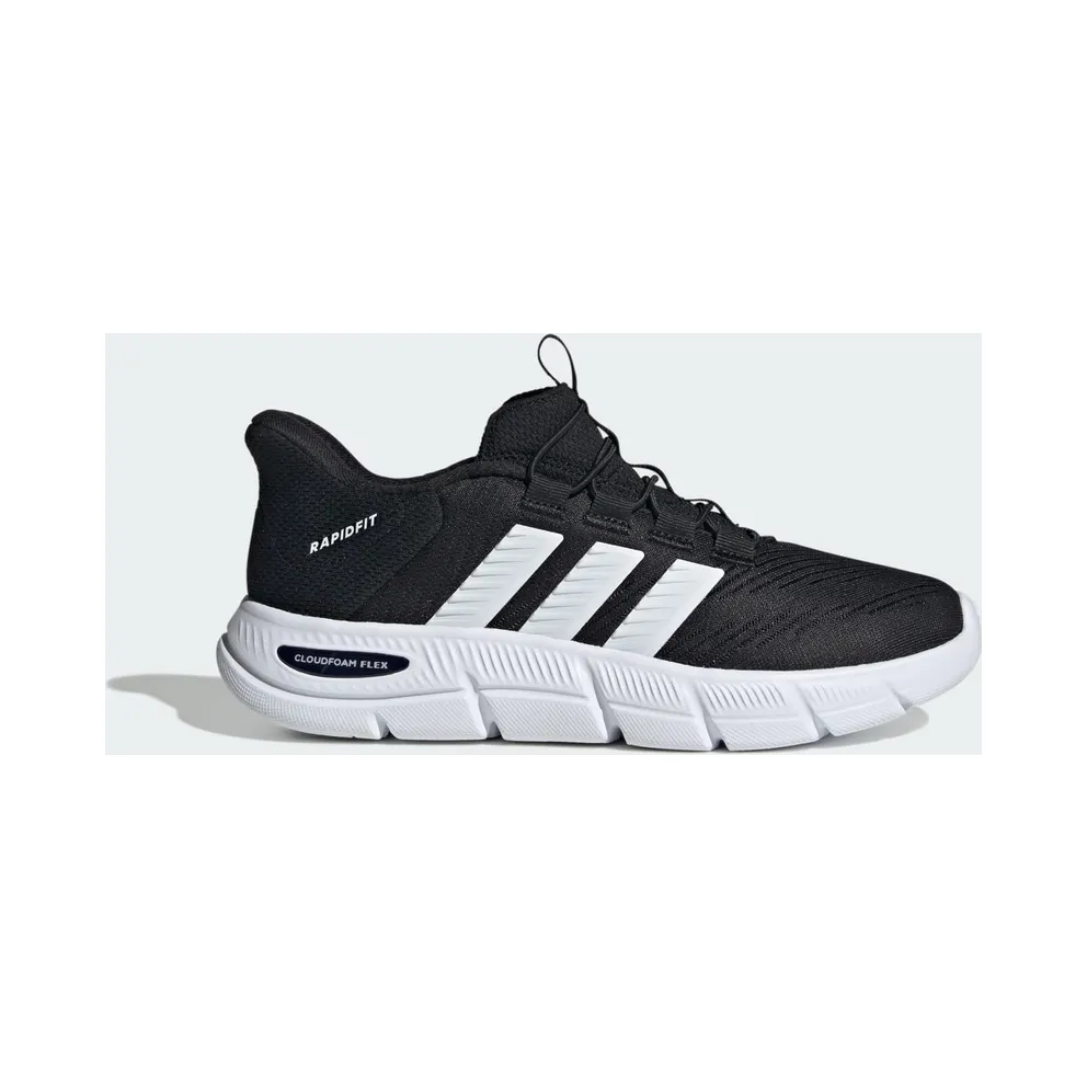 Adidas CLOUDFOAM FLEX RAPIDFIT-Schuhe Core Black / Cloud White / Silver Metallic (HP7002)