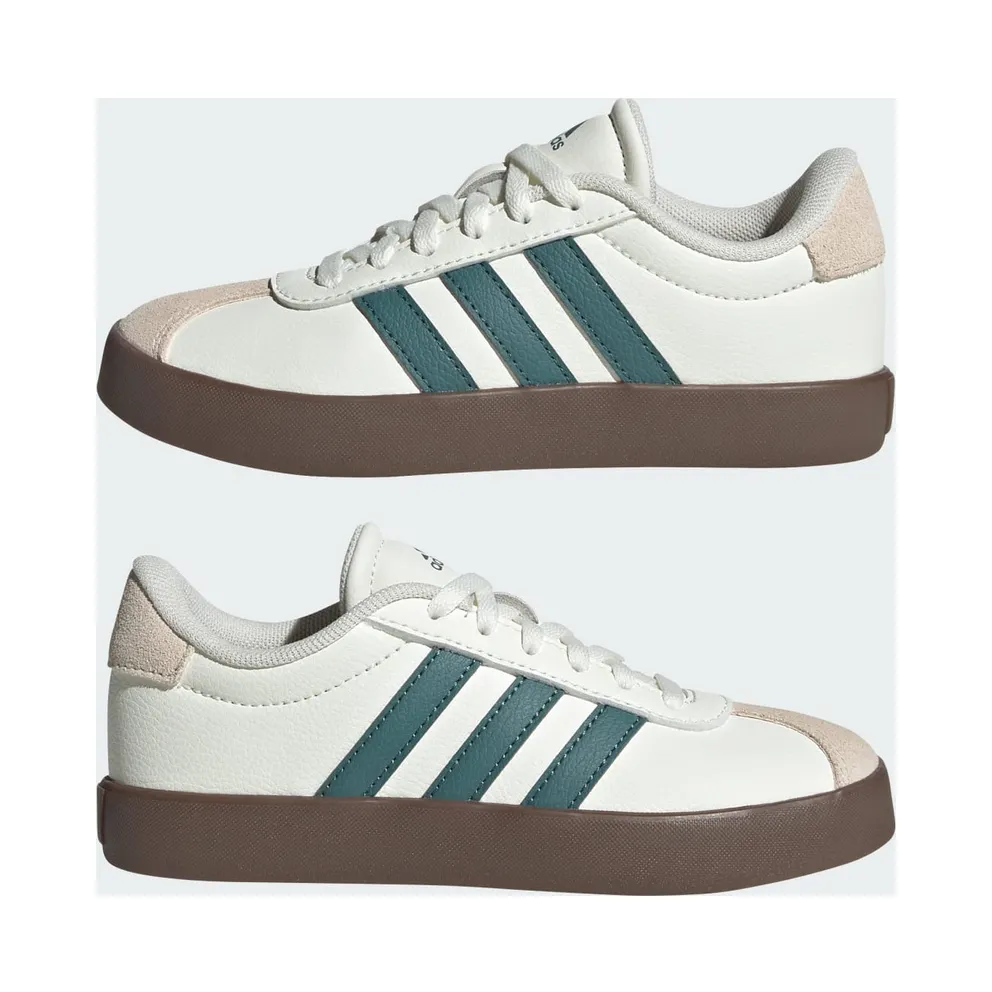 Adidas VL Court 3.0 Kids Off White / Preloved Teal / Wonder White (JR2219)
