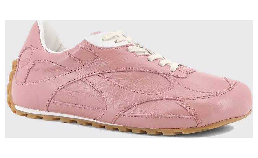 Bottega Veneta Orbit Flash Leather Sneakers Pink (867941V65C05052)