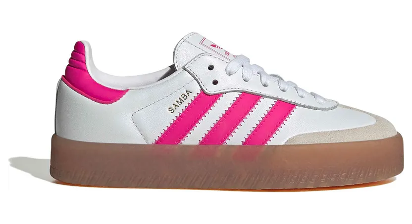 adidas Sambae White Shock Pink