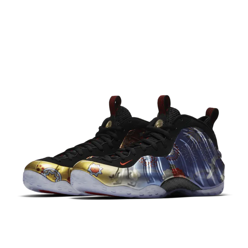 Nike Air Foamposite One Lunar New Year 2018 Black/Habanero Red-Black (AO7541-006)