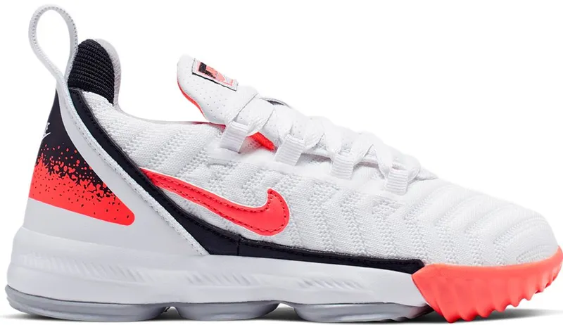 Nike LeBron 16 White Hot Lava (PS) (CK3953-100)