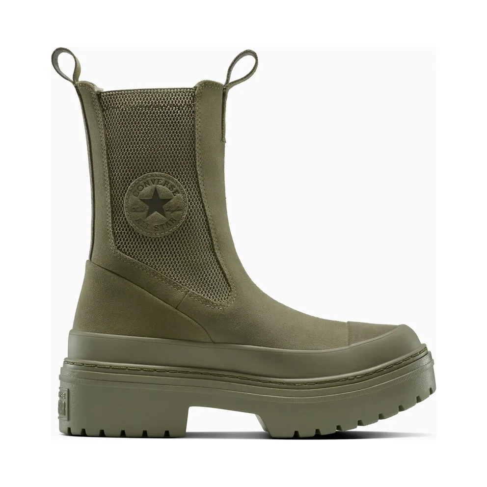Converse Chuck Taylor All Star Lugged Heel Chelsea Boot Mono Suede Utility/Utility/Utility (A17683C)