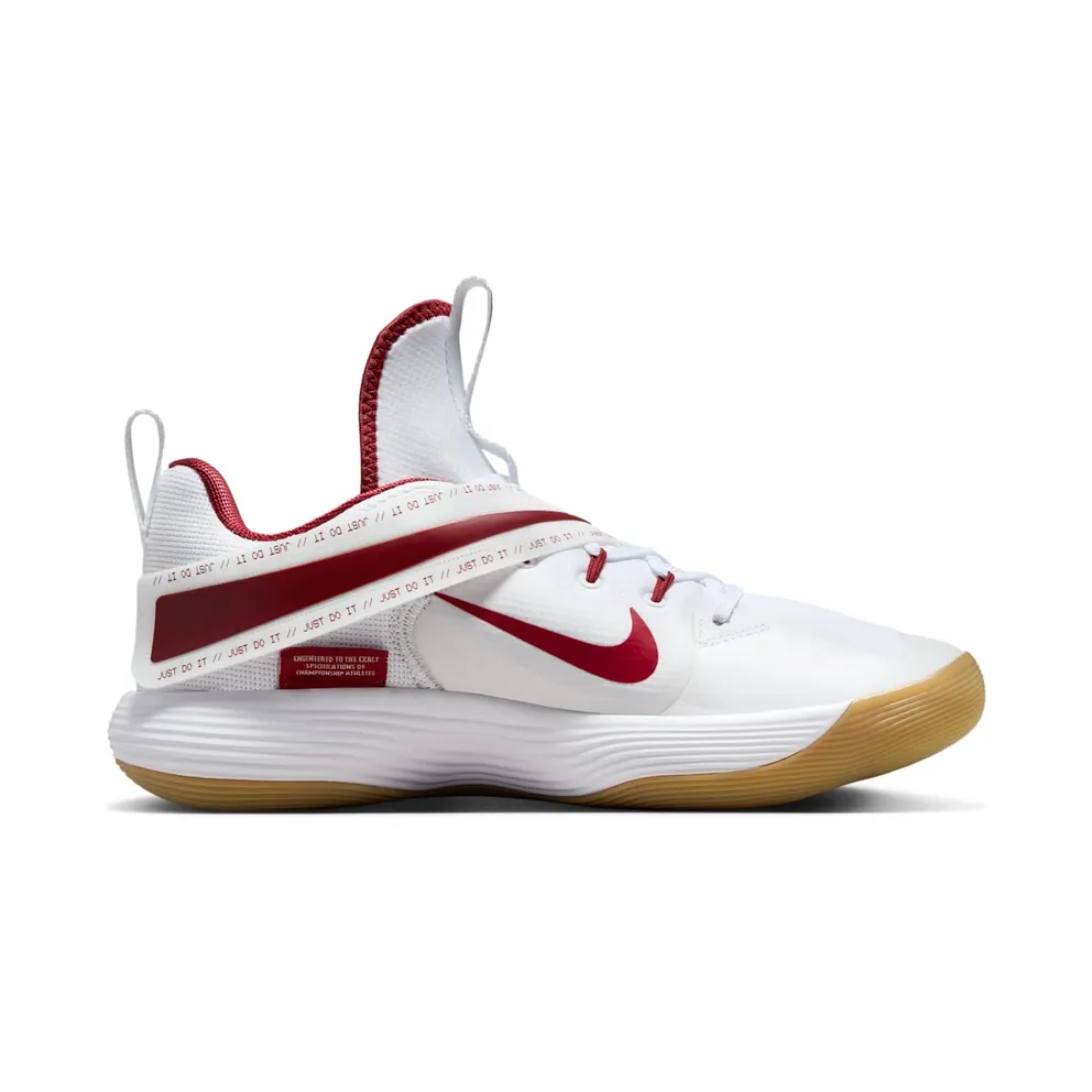 Nike React Hyperset SE White Team Crimson Gum (DJ4473-101)