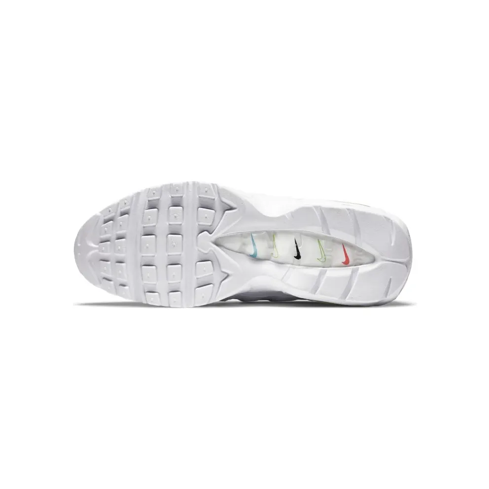 Nike Air Max 95 Worldwide White White/White-Volt-Blue Fury (CV9030-100)