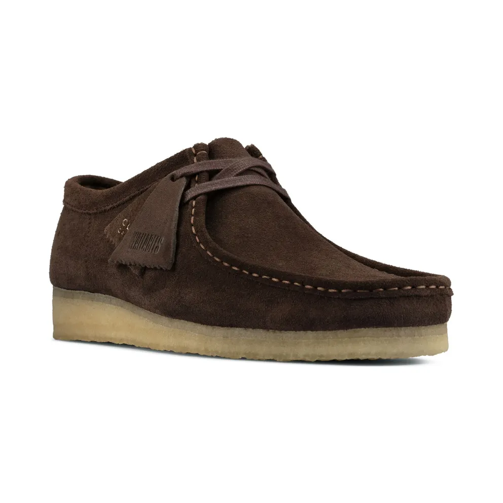 Clarks Originals Wallabee Dark Brown Suede (26156606)