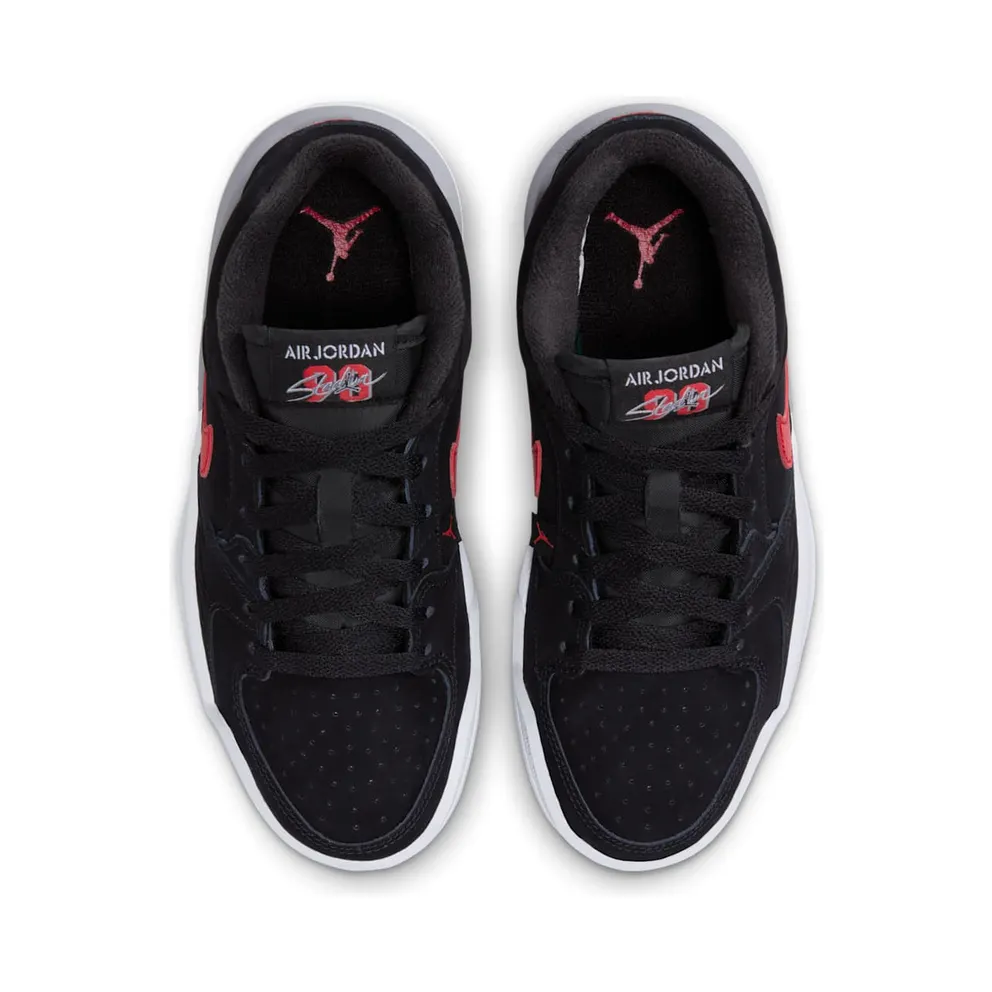 Jordan Stadium 90 Black White Cement Grey Fire Red (FZ4185-010)