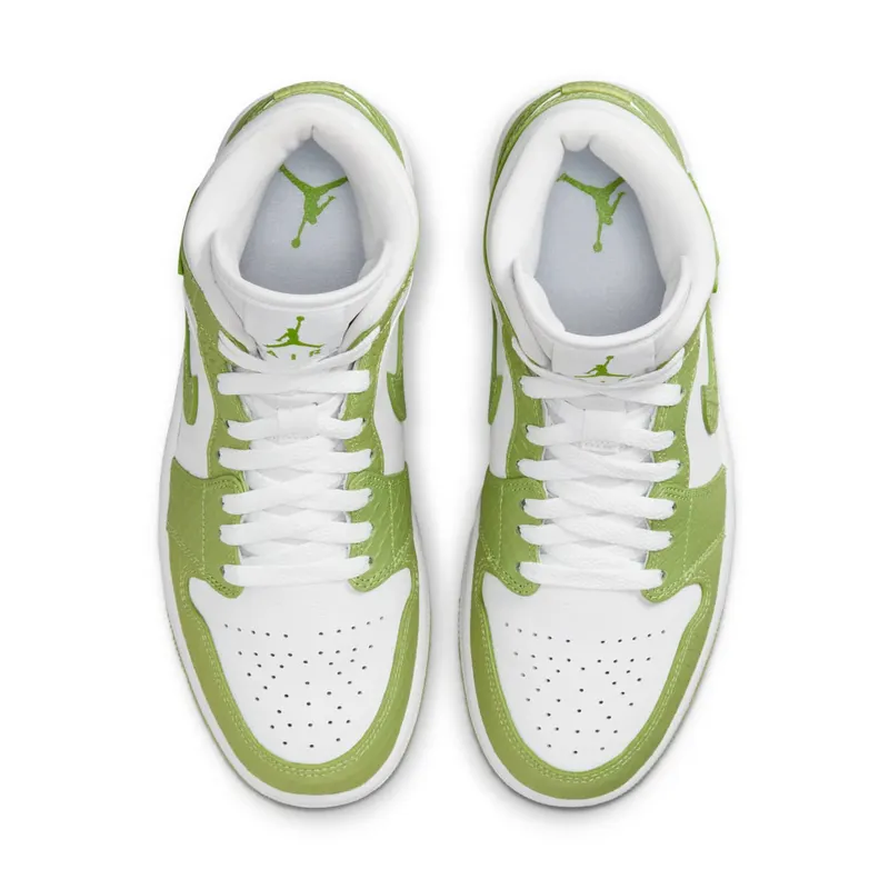 Air Jordan 1 Mid Green Python (DV2959-113)