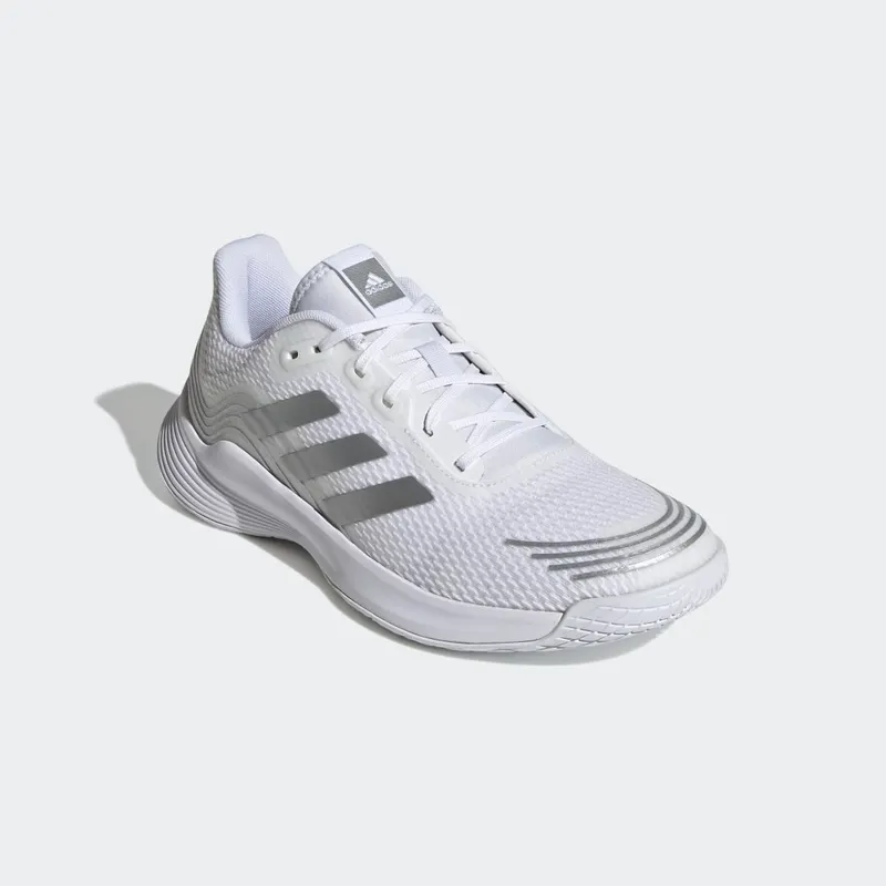 Adidas Novaflight Sustainable Volleyball Shoes Cloud White / Silver Metallic / Cloud White (GX8187)