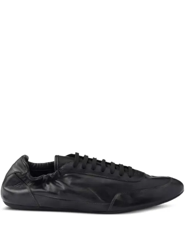 Prada Collapse leren sneakers – Black (2EG479FG0017V6)