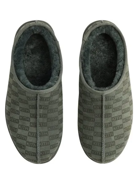 Kith Kithmas Monogram Shearling Slippers Stadium (KHMSH0004-302)