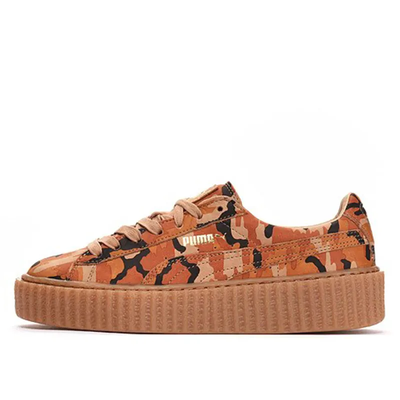 Puma Creepers Rihanna Fenty Camo (W) Orange/Orange/Oatmeal (362341-01)