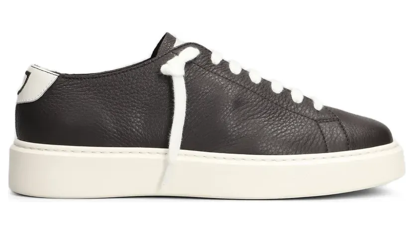Doucal’s aus gekörntem Leder “Black” (DU3539ALEXPY844)