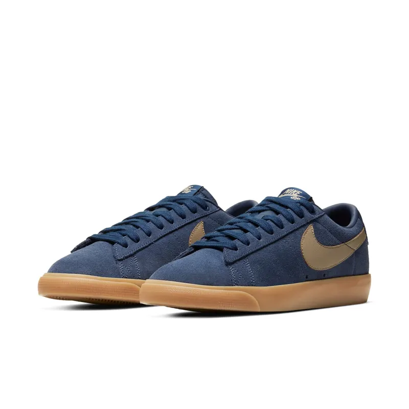 Nike SB Blazer Low GT Navy Gum Midnight Navy/Gum Light Brown-Khaki (704939-403)