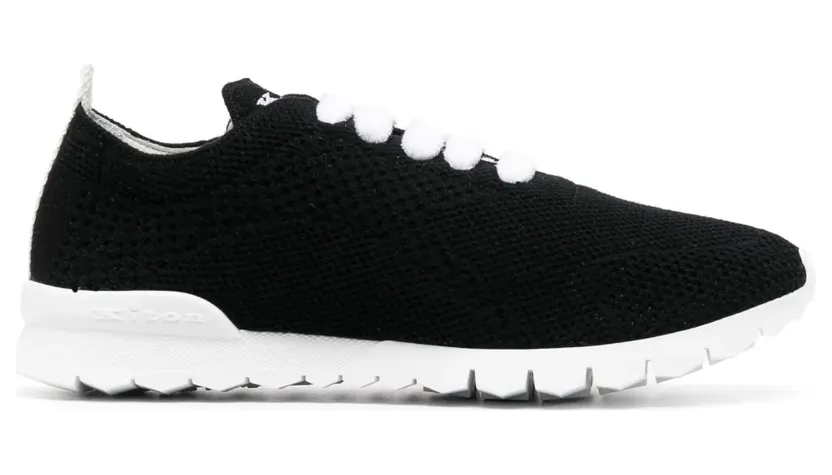 Kiton Geperforeerde sneakers – Zwart (DSSFITSN0084740)