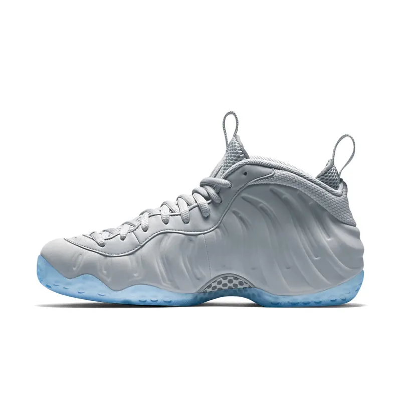 Nike Air Foamposite One Wolf Grey Suede Wolf Grey/White-Wolf Grey-Black (575420-007)