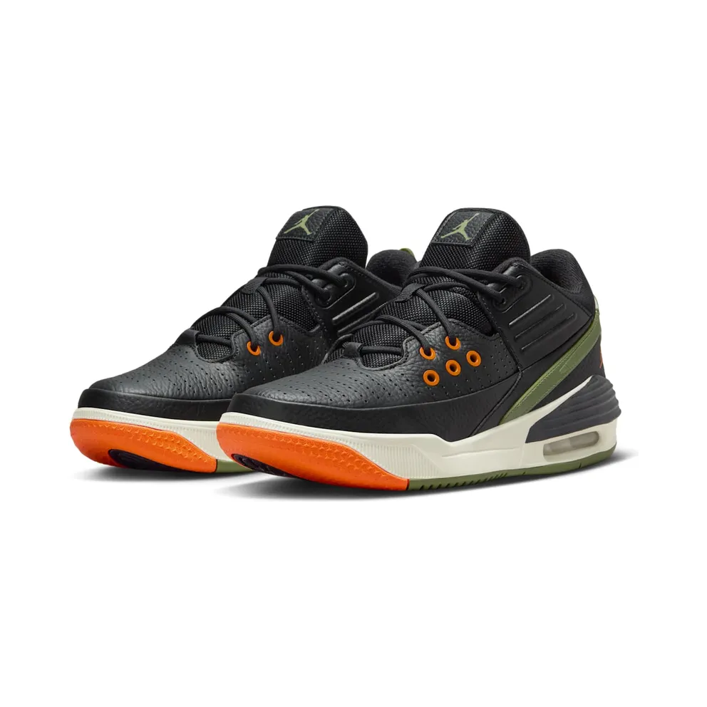 Jordan Max Aura 5 Black Bright Mandarin Sail Sky J Light Olive (DZ4353-003)
