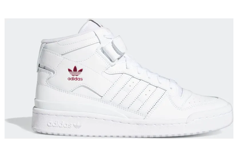 adidas Forum Mid Cloud White / Cloud White / Shock Pink (G57984)
